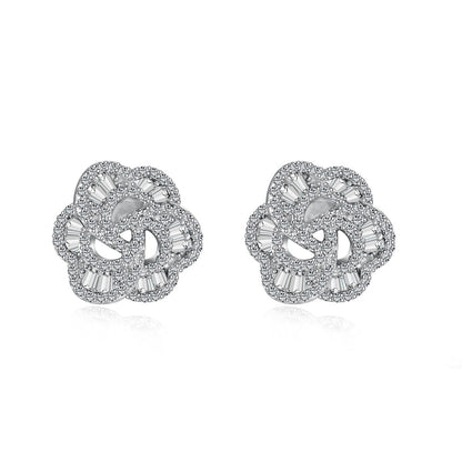 [Olivia JW]Exquisite Flower Shape Daily Earrings