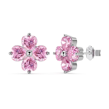 [Olivia JW]Four-Leaf Clover Ball Earrings