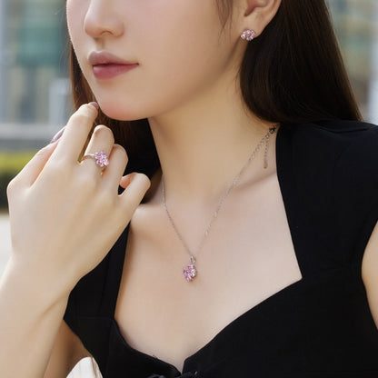 [Olivia JW]Four-Leaf Clover Ball Earrings