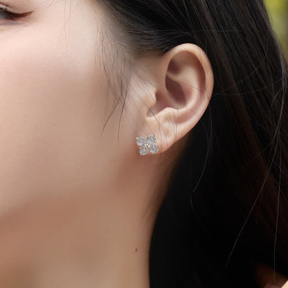 [Olivia JW]Four-Leaf Clover Eight-Pointed Star Earrings