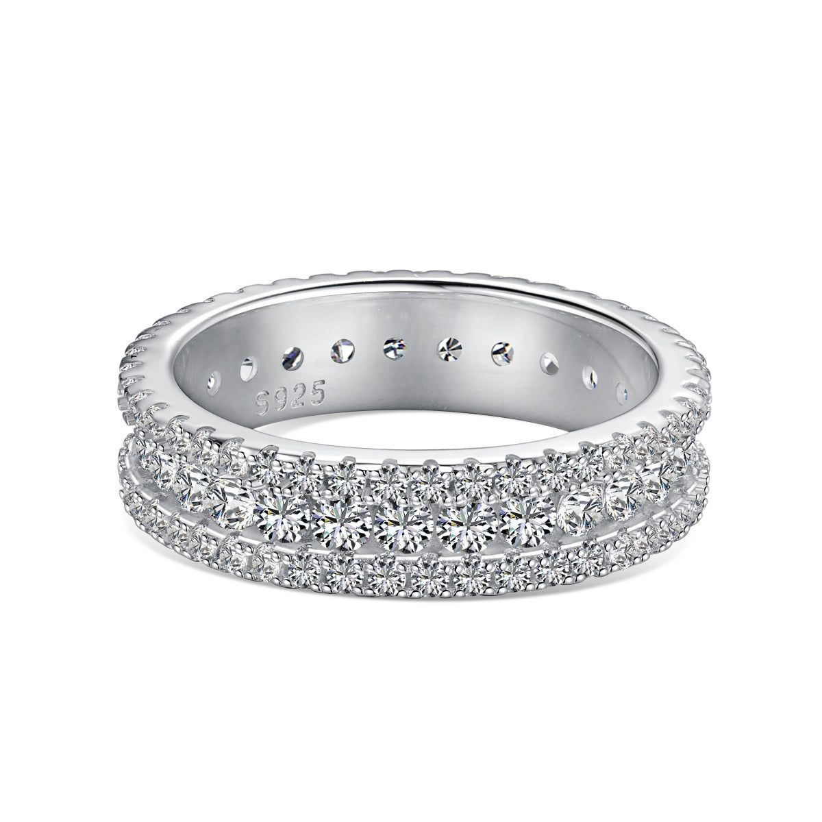 [Olivia JW]Delicate Colorful Round Cut Daily Ring