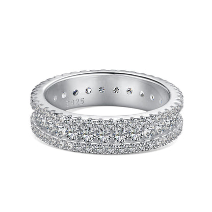 [Olivia JW]Delicate Colorful Round Cut Daily Ring
