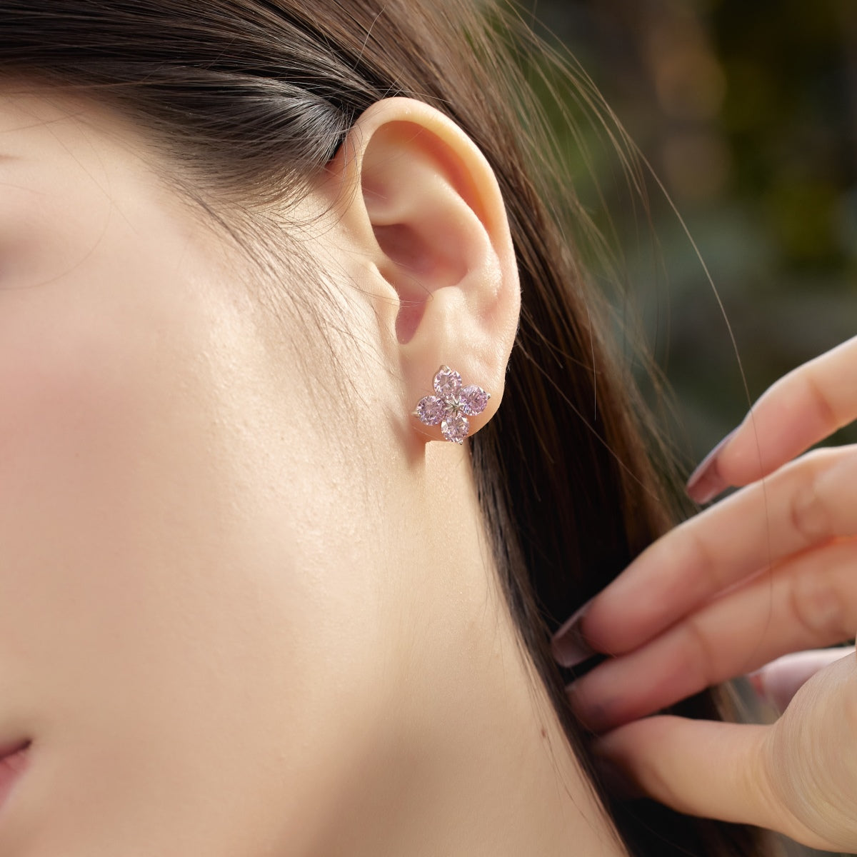 [Olivia JW]Four-Leaf Clover Eight-Pointed Star Earrings