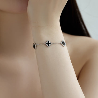 [Olivia JW]Four-Leaf Clover Exquisite Bracelet