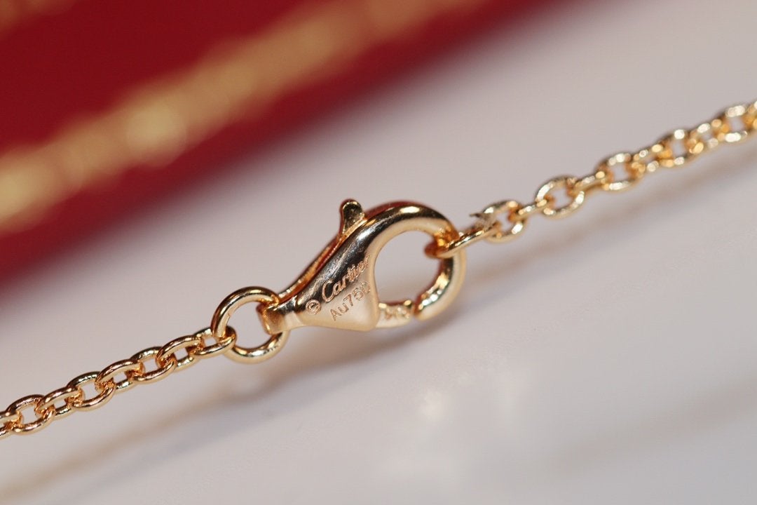 [Olivia JW]LOVE NECKLACE PINK GOLD AND SILVER