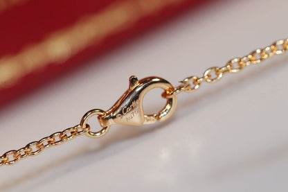 [Olivia JW]LOVE NECKLACE PINK GOLD AND SILVER