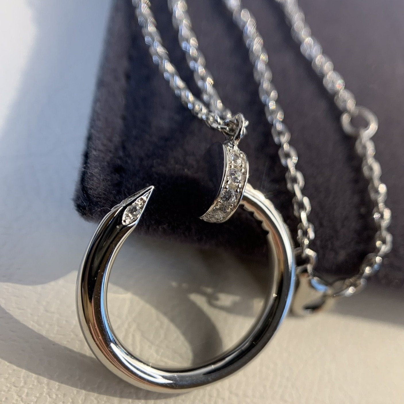 [Olivia JW]JUSTE NECKLACE SILVER