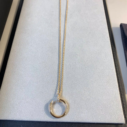 [Olivia JW]JUSTE NECKLACE PINK GOLD