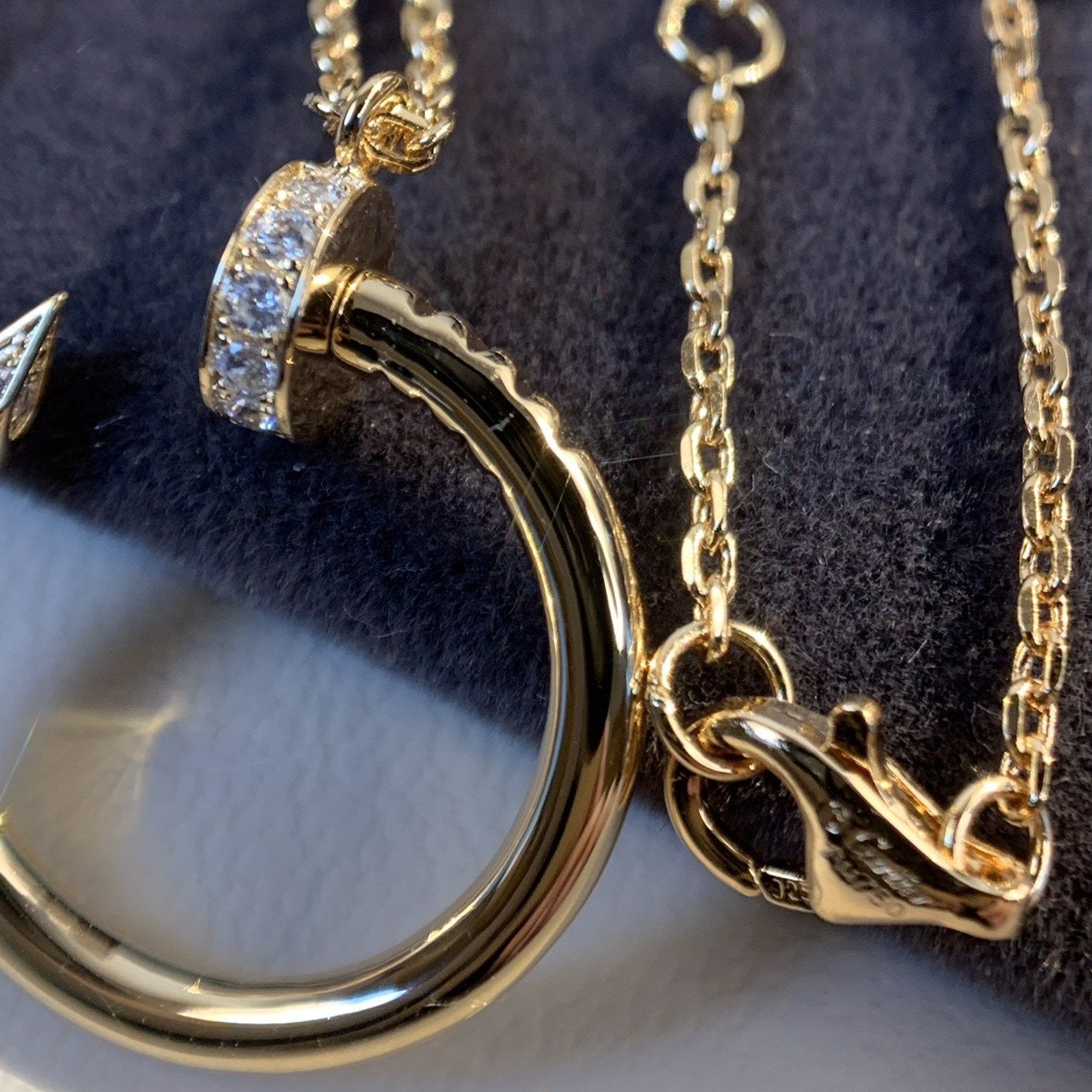 [Olivia JW]JUSTE NECKLACE PINK GOLD