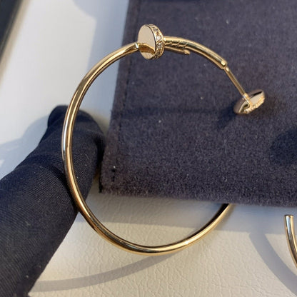 [Olivia JW]JUSTE EARRINGS GOLD DIAMONDS 1.8MM