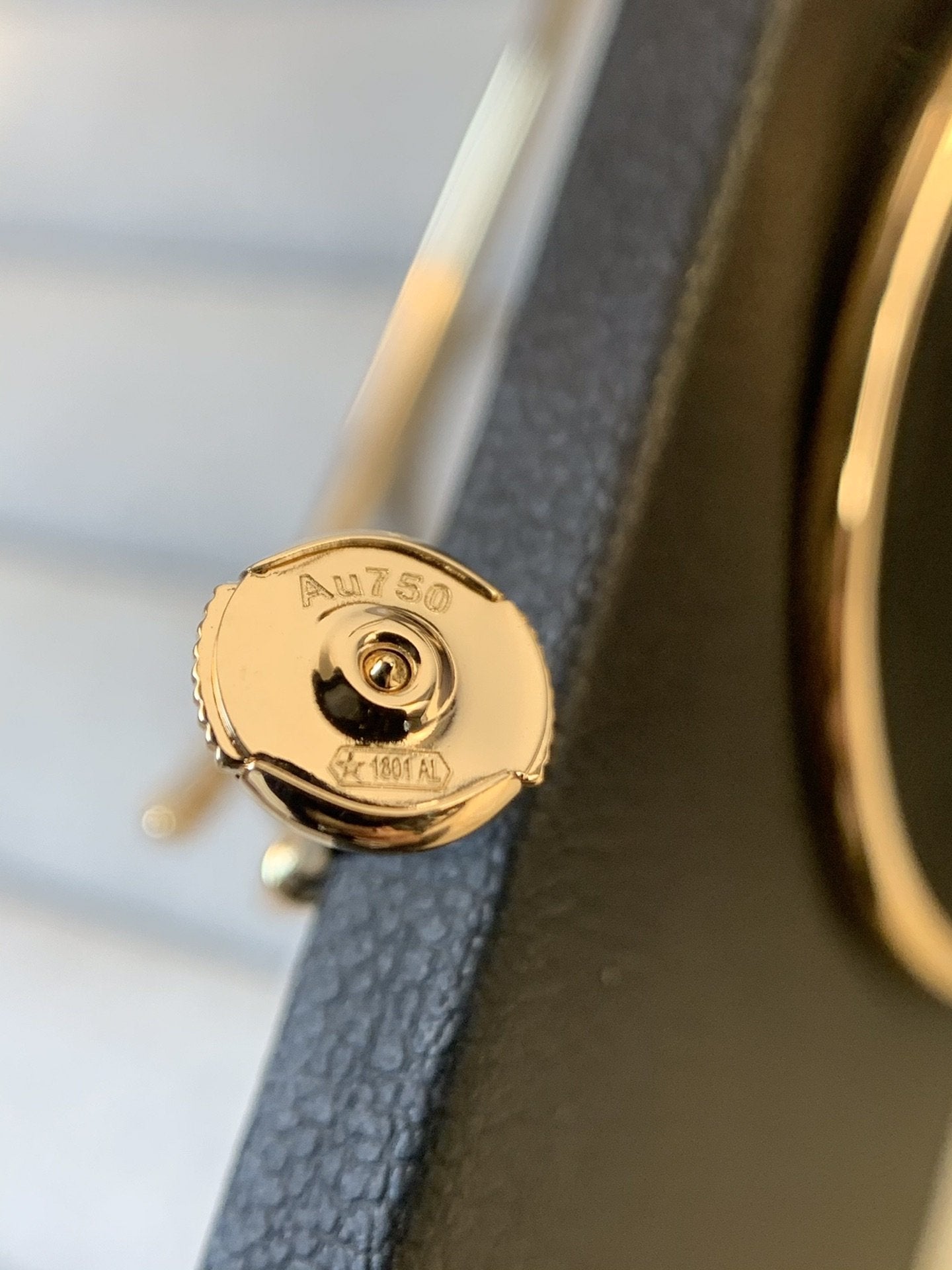 [Olivia JW]JUSTE EARRINGS GOLD DIAMONDS 1.8MM