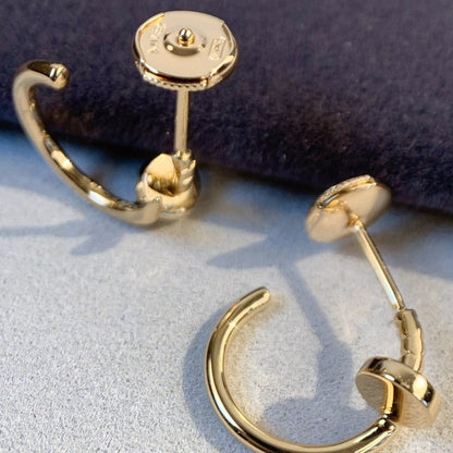 [Olivia JW]JUSTE EARRINGS PINK GOLD