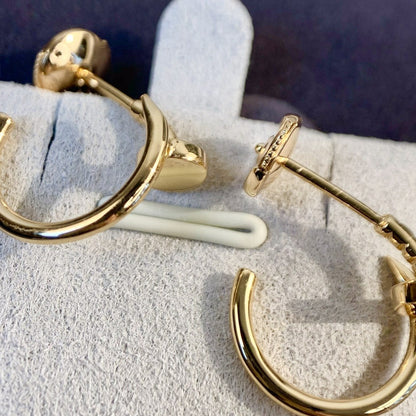 [Olivia JW]JUSTE EARRINGS PINK GOLD