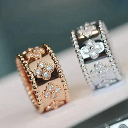 [Olivia JW]CLOVER KALEIDOSCOPE RING 10MM