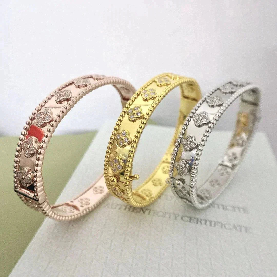[Olivia JW]CLOVER BRACELET 8MM DIAMONDS