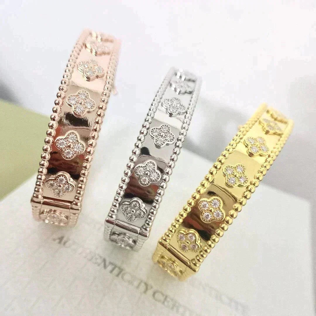 [Olivia JW]CLOVER BRACELET 8MM DIAMONDS