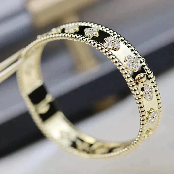 [Olivia JW]CLOVER BRACELET 8MM DIAMONDS