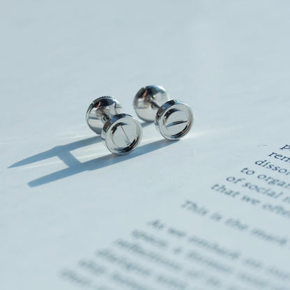 [Olivia JW]LOVE EARRINGS SILVER 10MM