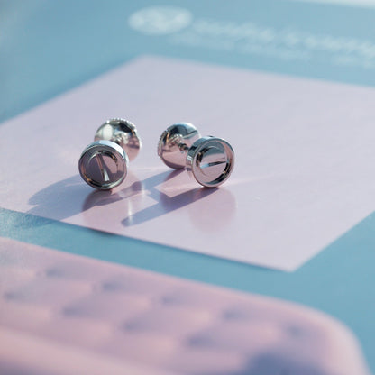 [Olivia JW]LOVE EARRINGS SILVER 10MM