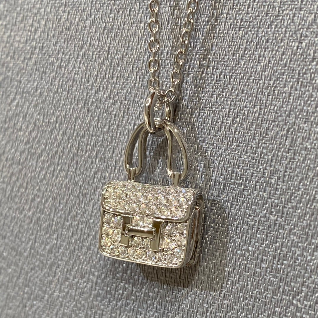[Olivia JW]CONSTANCE PEDANT DIAMOND NECKLACE