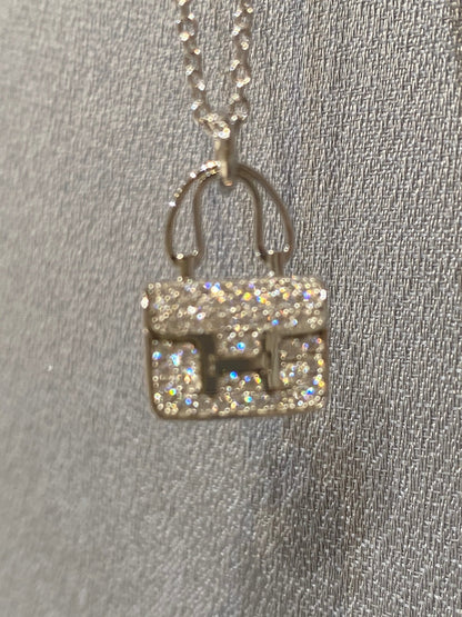 [Olivia JW]CONSTANCE PEDANT DIAMOND NECKLACE
