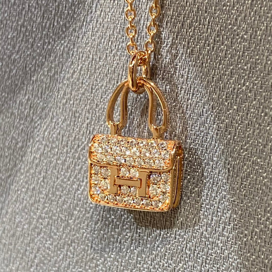 [Olivia JW]CONSTANCE PEDANT DIAMOND NECKLACE