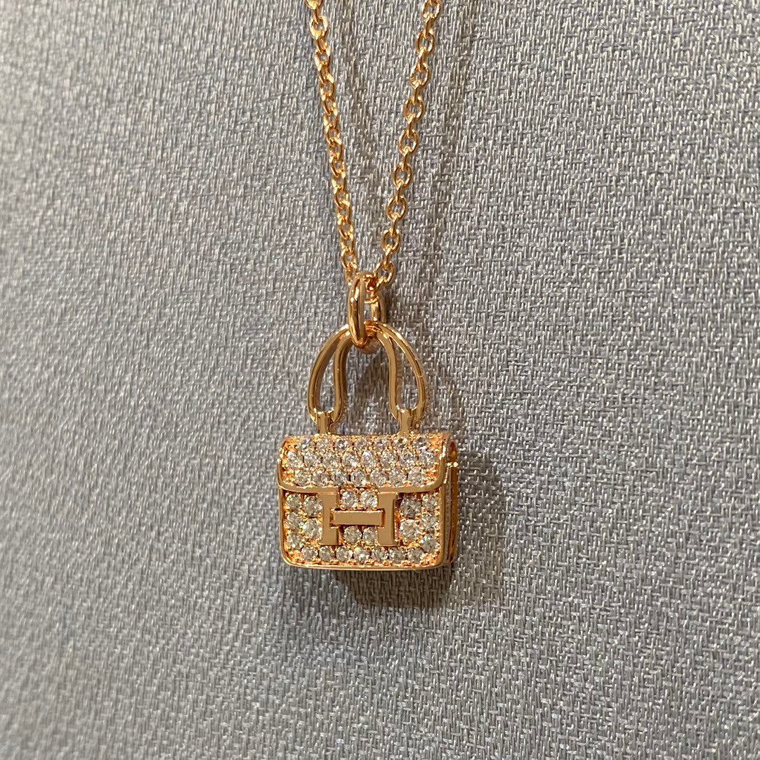 [Olivia JW]CONSTANCE PEDANT DIAMOND NECKLACE