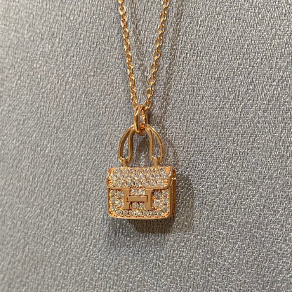 [Olivia JW]CONSTANCE PEDANT DIAMOND NECKLACE