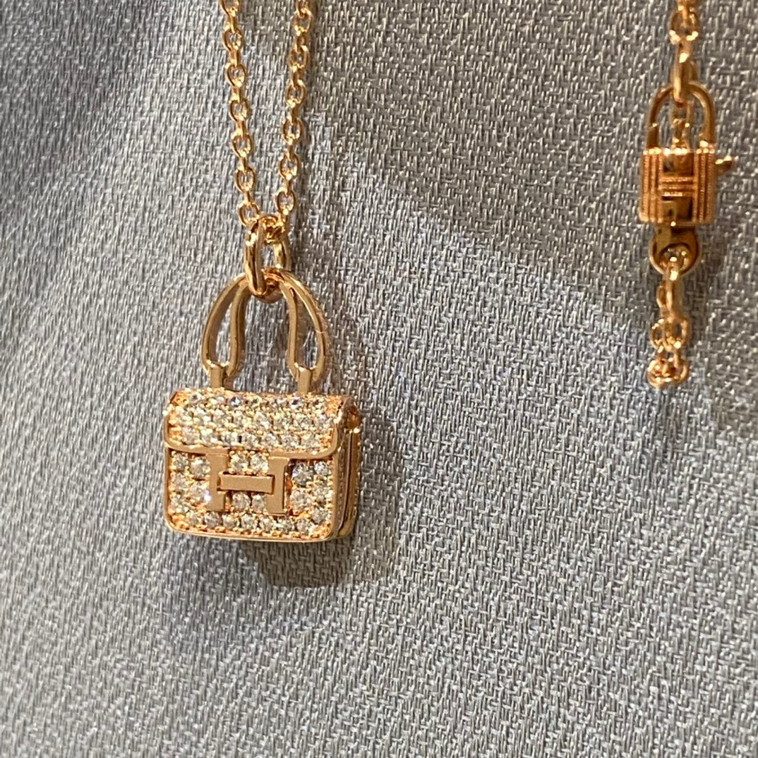 [Olivia JW]CONSTANCE PEDANT DIAMOND NECKLACE