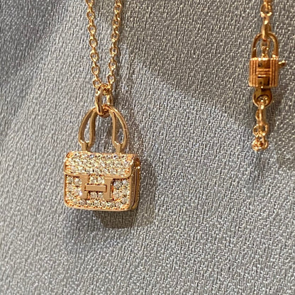 [Olivia JW]CONSTANCE PEDANT DIAMOND NECKLACE