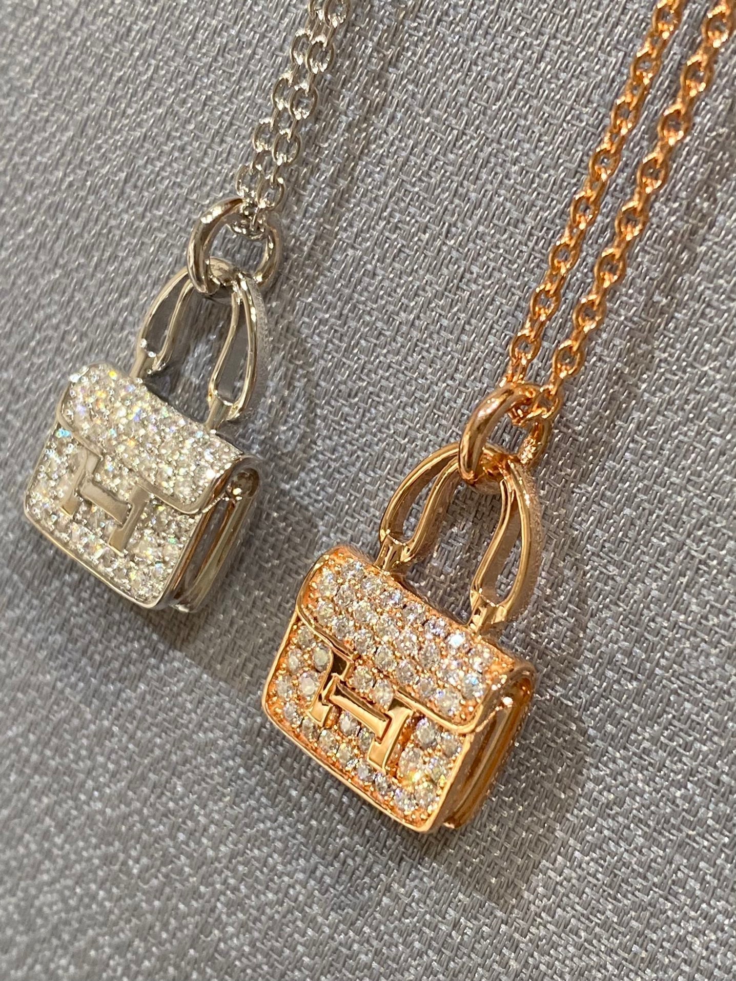 [Olivia JW]CONSTANCE PEDANT DIAMOND NECKLACE