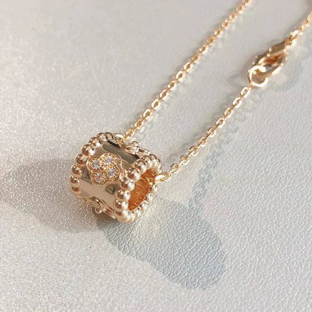 [Olivia JW]PERLEE PEDANT NECKLACE GOLD / ROSE GOLD