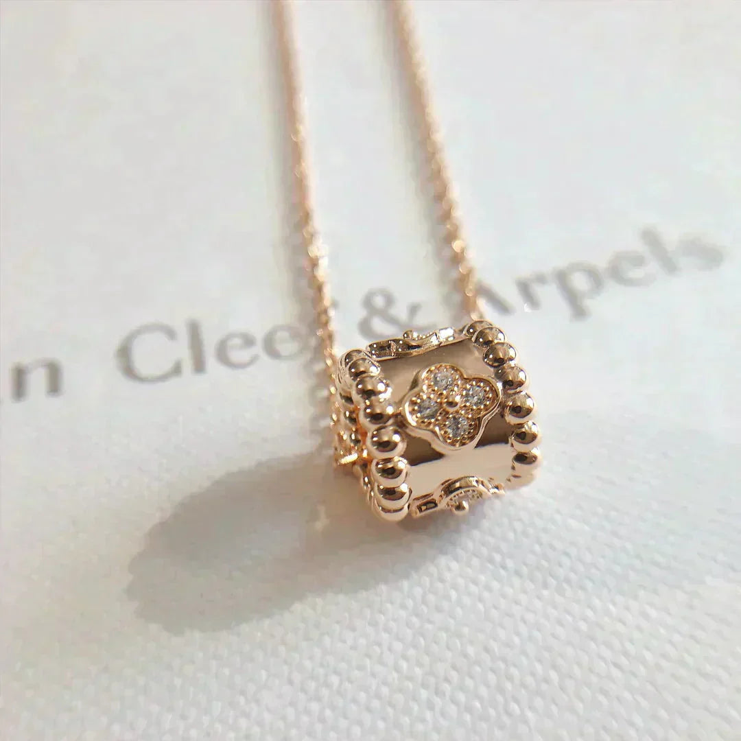 [Olivia JW]PERLEE PEDANT NECKLACE GOLD / ROSE GOLD