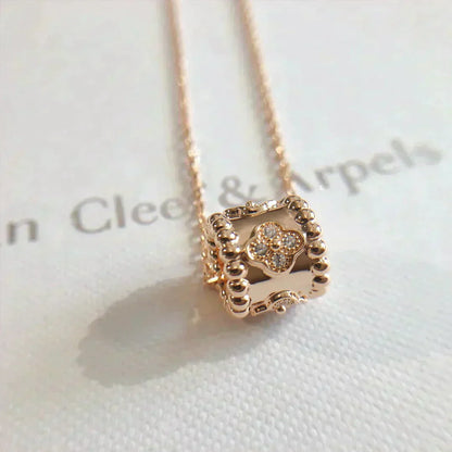 [Olivia JW]PERLEE PEDANT NECKLACE GOLD / ROSE GOLD