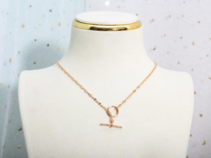 [Olivia JW]ECHAPPEE NECKLACE PINK GOLD