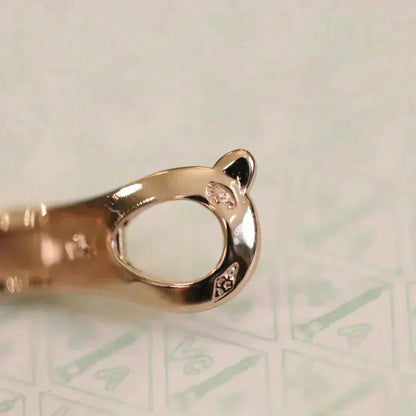[Olivia JW]CLOVER MEDIUM 1 MOTIFS FUll DIAMOND EARRINGS
