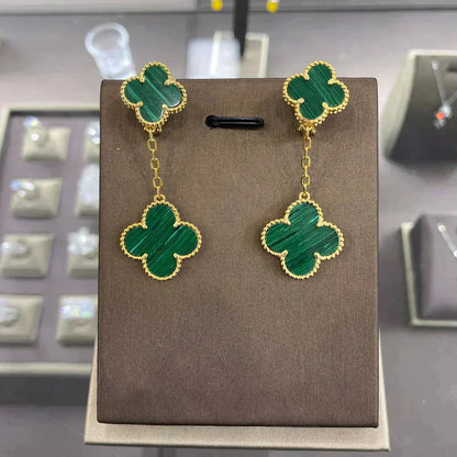 [Olivia JW]CLOVER 2 MOTIFS  EARRINGS (MULTIPLE CHOICESC