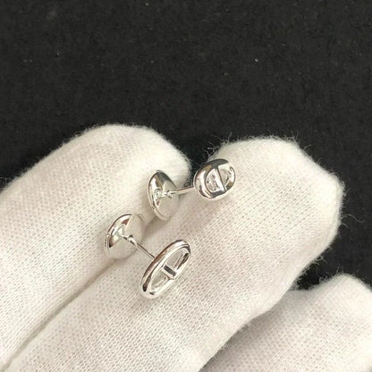 [Olivia JW]CHAINE SMALL EARRINGS GOLD AND SILVER