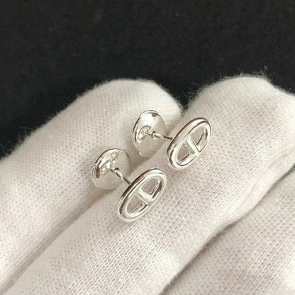 [Olivia JW]CHAINE SMALL EARRINGS GOLD AND SILVER