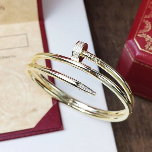 [Olivia JW]JUSTE BRACELET 3.5MM DOUBLE ROW DIAMOND