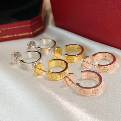 [Olivia JW]LOVE EARRINGS 5.7MM 2 DIAMONDS