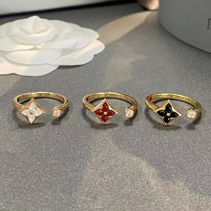 [Olivia JW]STAR 1 DIAMOND OPEN RING