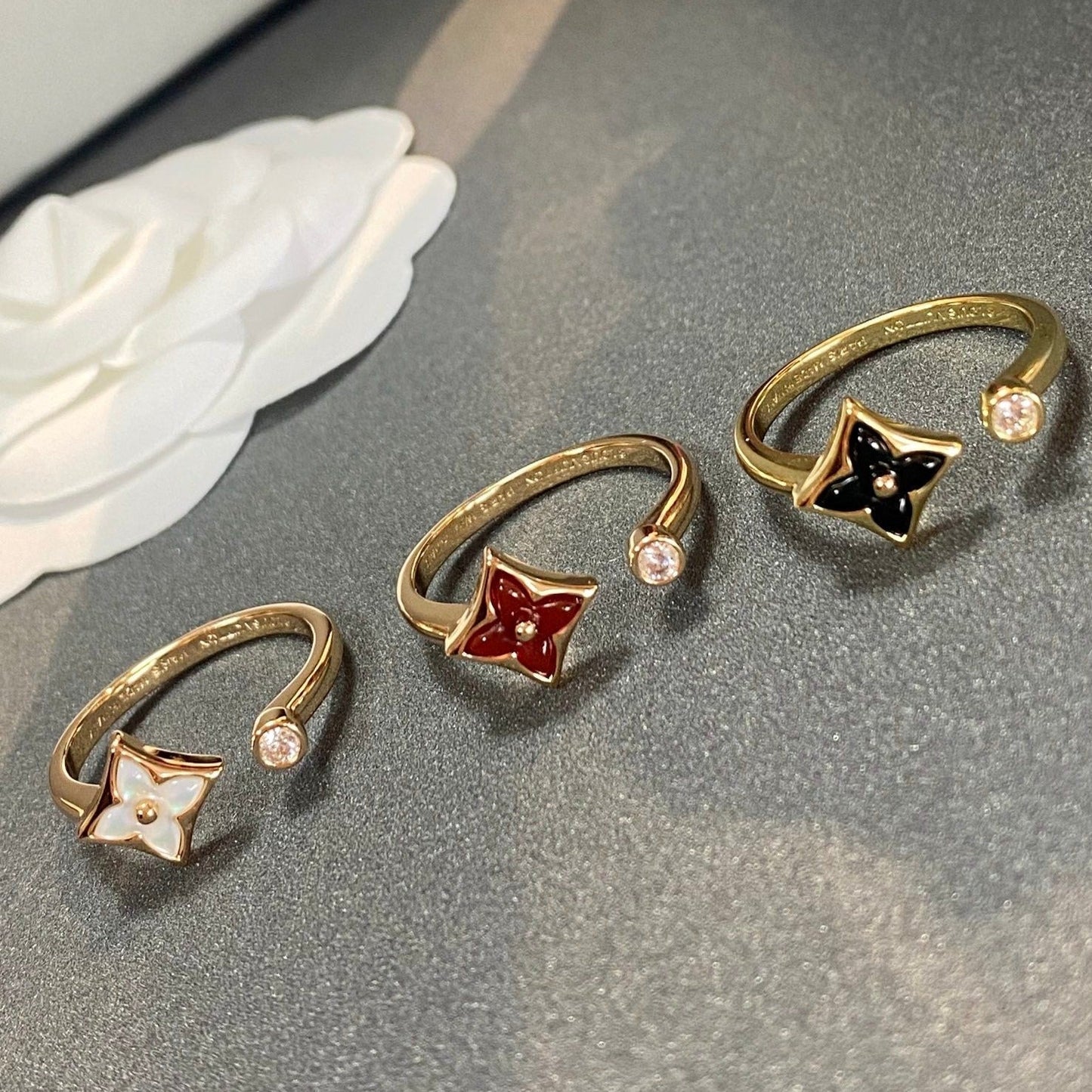 [Olivia JW]STAR 1 DIAMOND OPEN RING