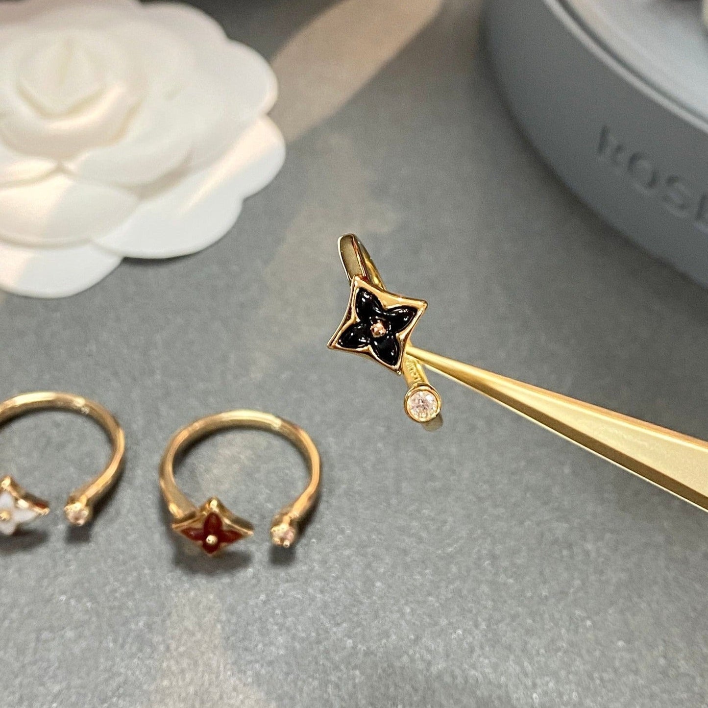 [Olivia JW]STAR 1 DIAMOND OPEN RING