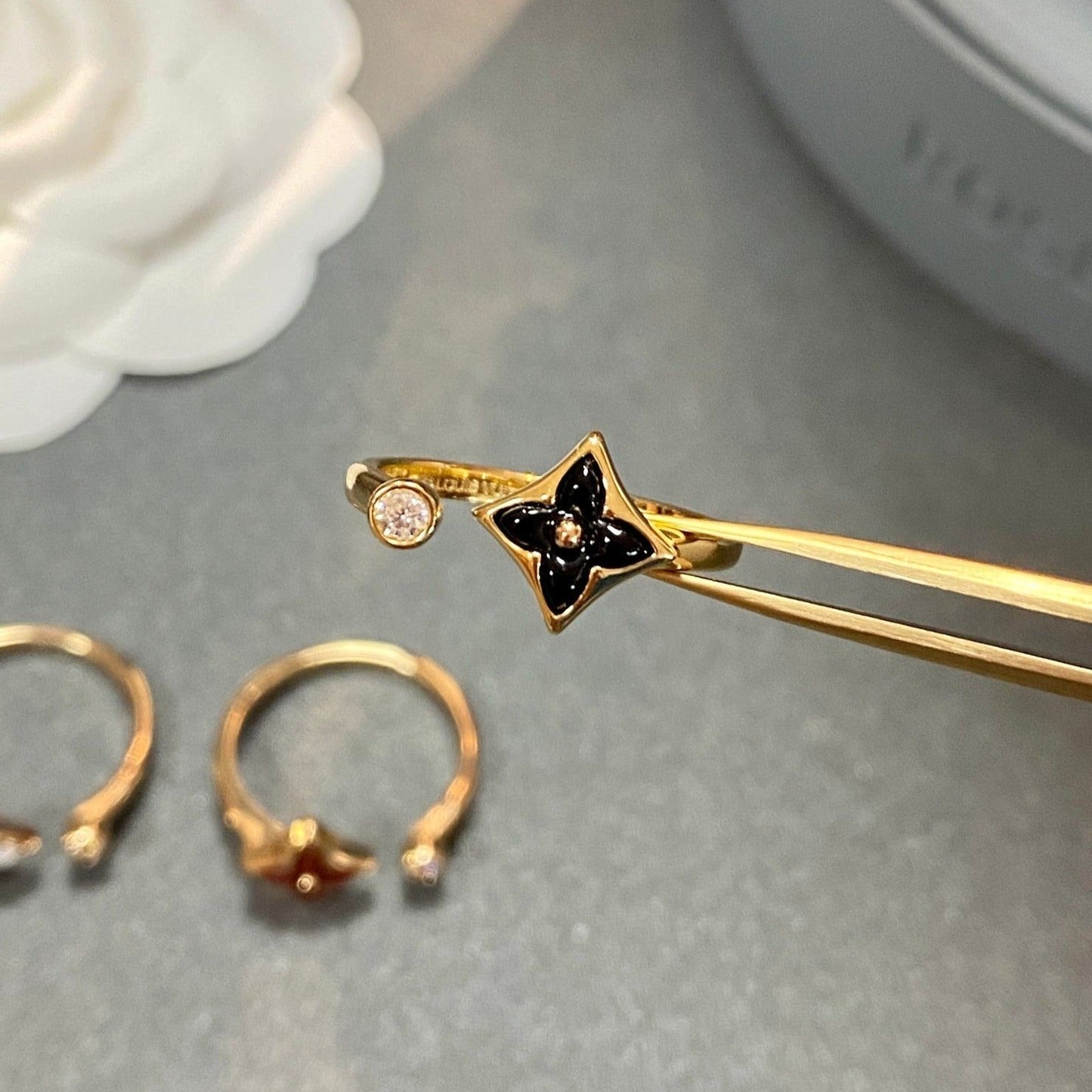 [Olivia JW]STAR 1 DIAMOND OPEN RING