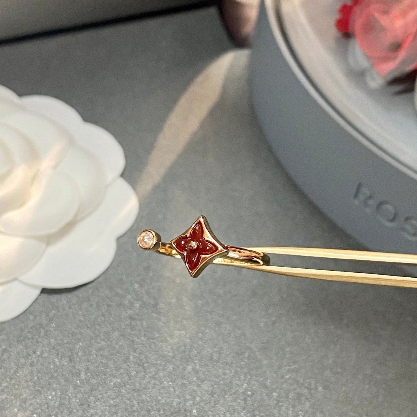 [Olivia JW]STAR 1 DIAMOND OPEN RING