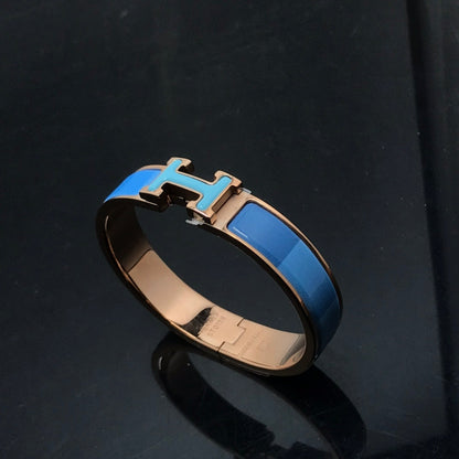 [Olivia JW]H BRACELET BLUE RAINBOW CERAMIC