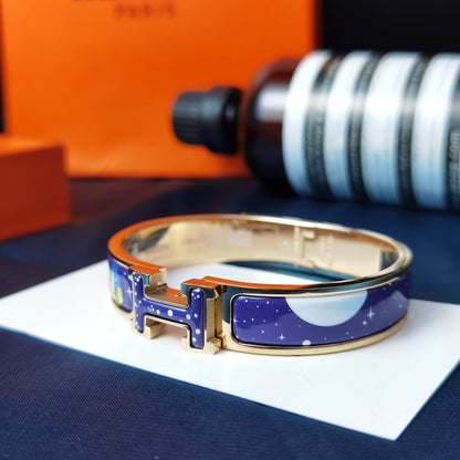 [Olivia JW]H STAR AND MOON BRACELET 12MM