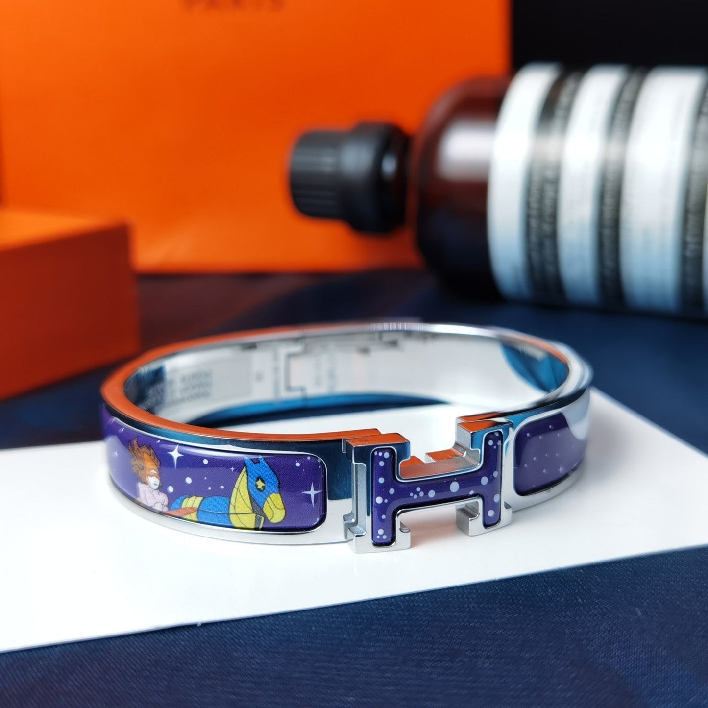 [Olivia JW]H STAR AND MOON BRACELET 12MM