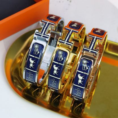 [Olivia JW]H COUVERTURES DARK BLUE BRACELET